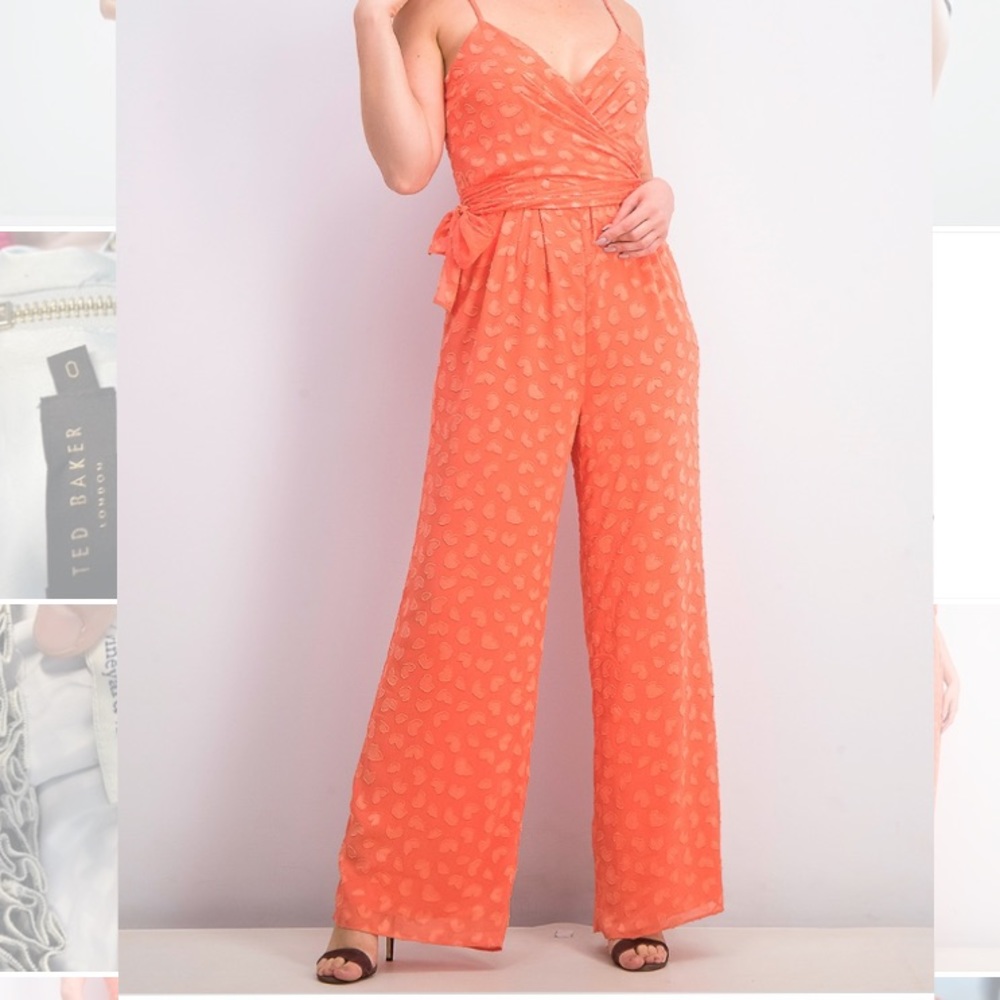 Peach MIcheal Kors jumpsuit